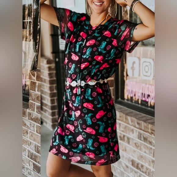 NWT Merigold Kiss Boot Scootin’ Dress Size Small - Picture 1 of 7